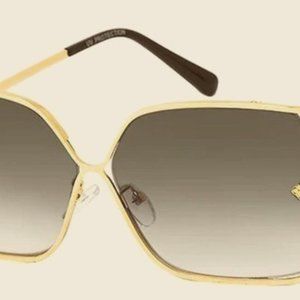 Black Retro Square Sunglasses